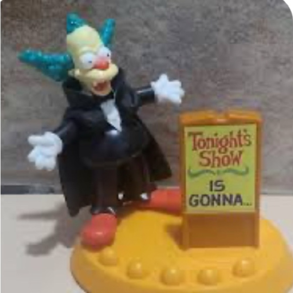 NIP 2001 Krusty the Clown The Simpsons Spooky Light-Ups